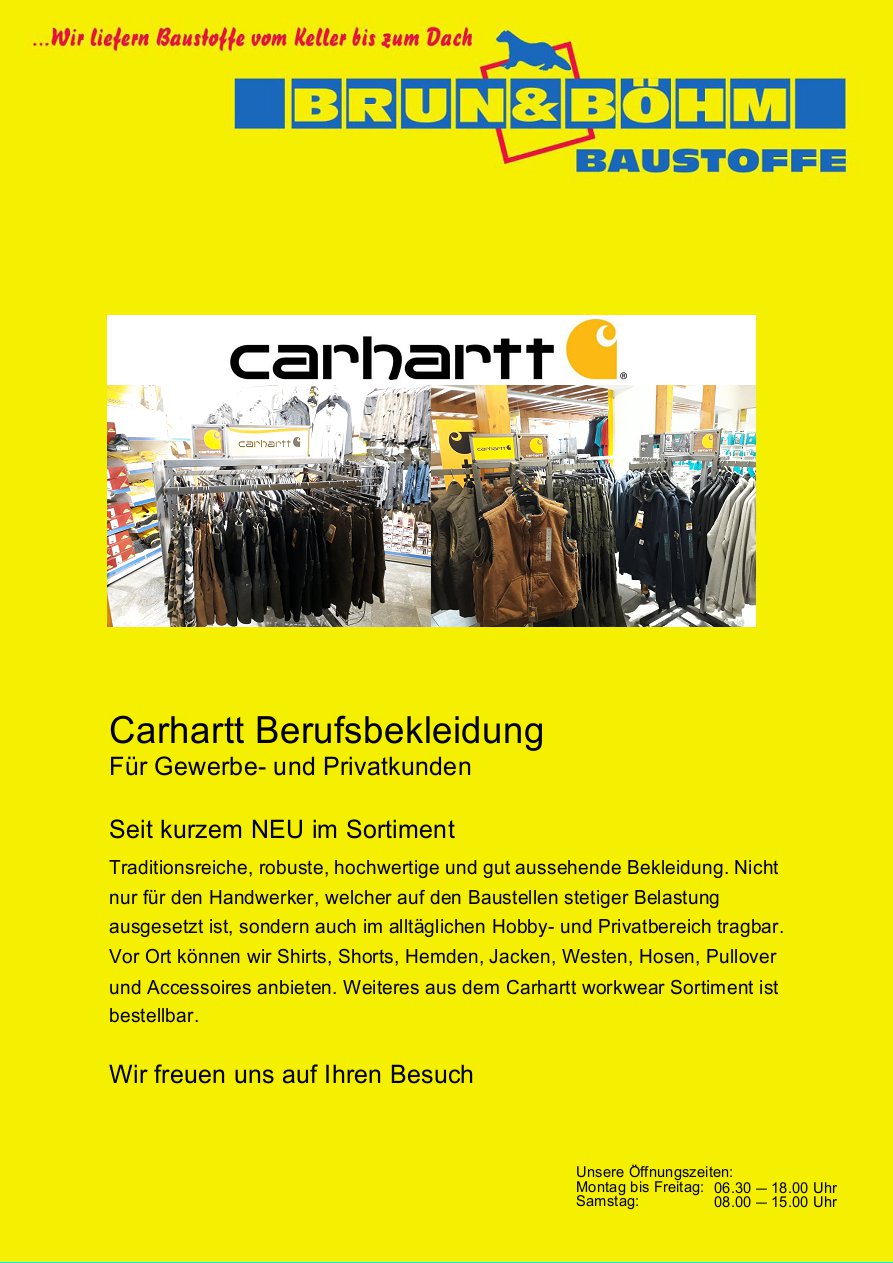 Referenzobjekt Kleidung - Carhartt