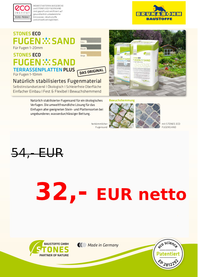 Sonderaktion Stone-Fugensand